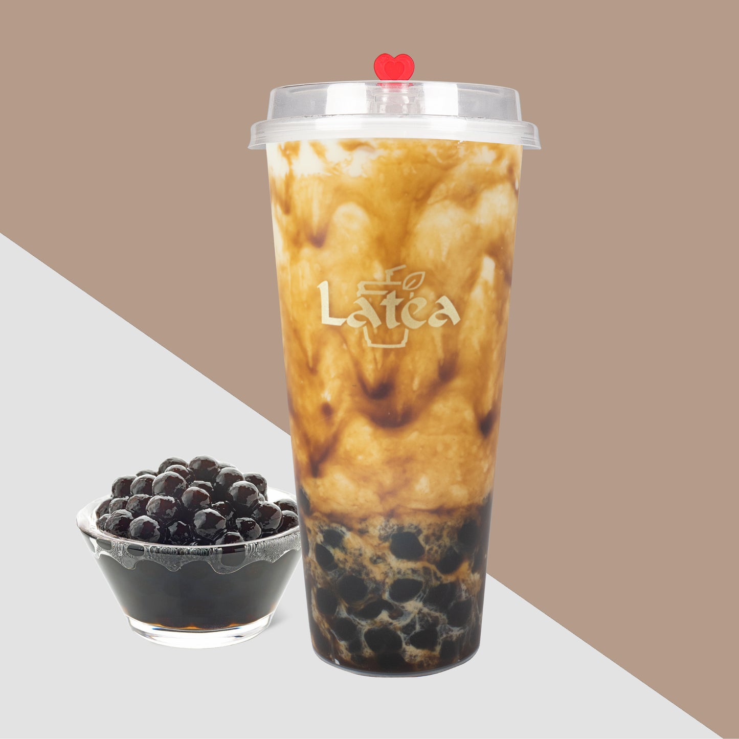 Latea Boba Milk Tea [Black Tea]