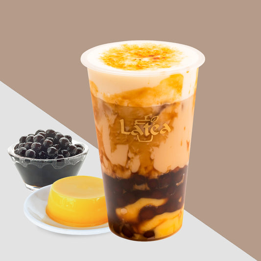 Roasted Pearl Milk Tea [500 ml]