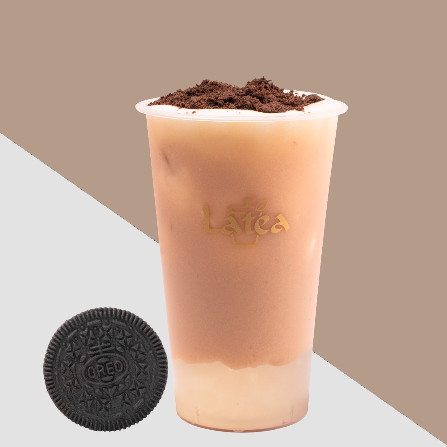 Taro Crispy Boba Milk Tea (500ML)